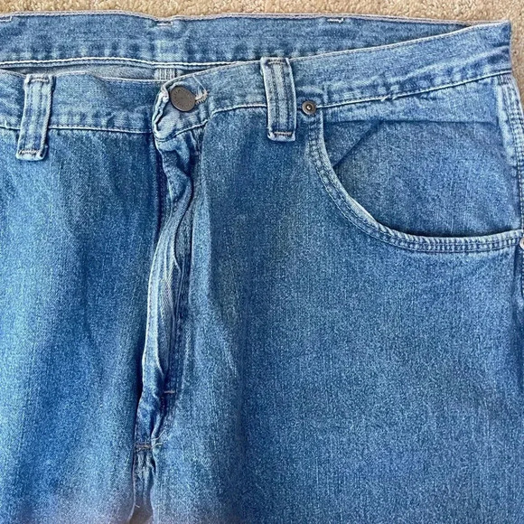 WRG jeans co Carpenter Baggy Wide Fit Blue Jeans 38 x 32 - Picture 7 of 14